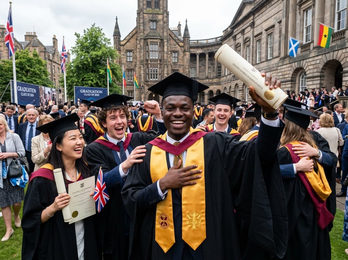 Joyful Ghanaian and international graduation celebration